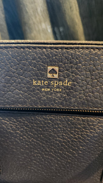 Kate Spade Black Leather Satchel