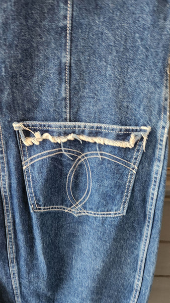 Fiorucci Sleeveless Denim Zip Front Dress