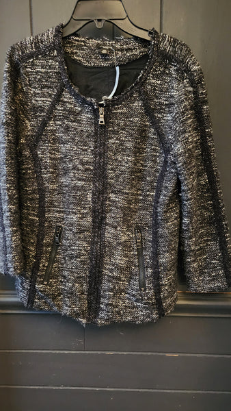 Ann Taylor Zip Front Blazer