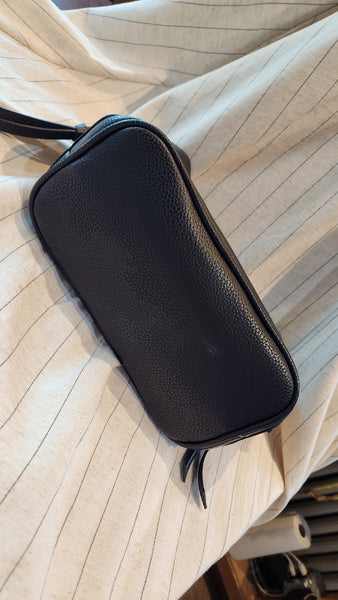 Steve Madden Black Leather Shoulder Purse