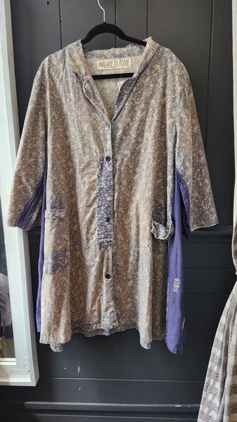 Magnolia Pearl Block Print Kimono Jacket
