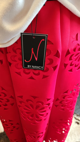 N by Nancy Laser Cut Maxi Skirt