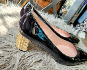 Kate Spade Black Patent leather heels