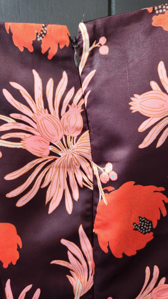 Frances Valentine Exotic Floral Maxi Dress