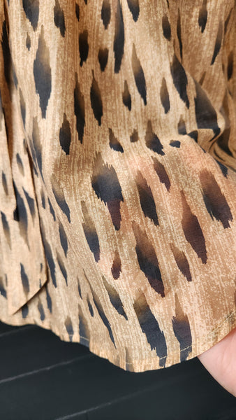 Wit and Wisdom Leopard Print Top