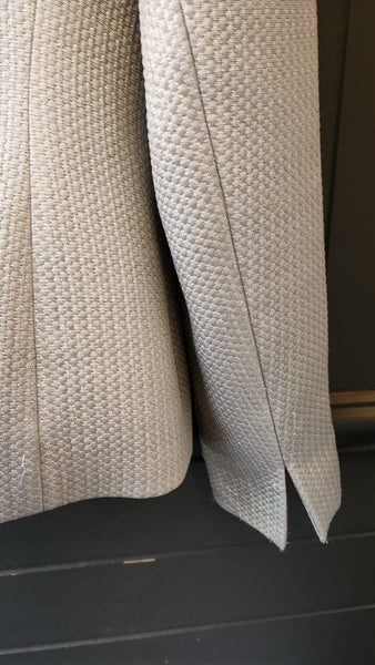 Jones New York Metallic Pewter Blazer