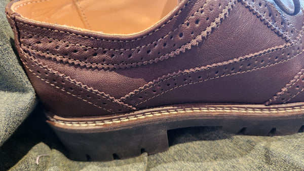 Celtic and Co. Dark Brown Leather Women's Oxford Shoes