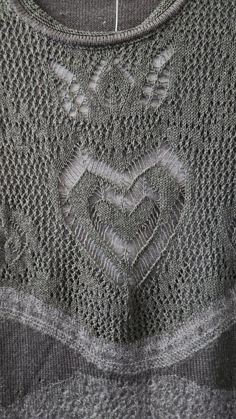 Aldomartins Black Heart Sweater