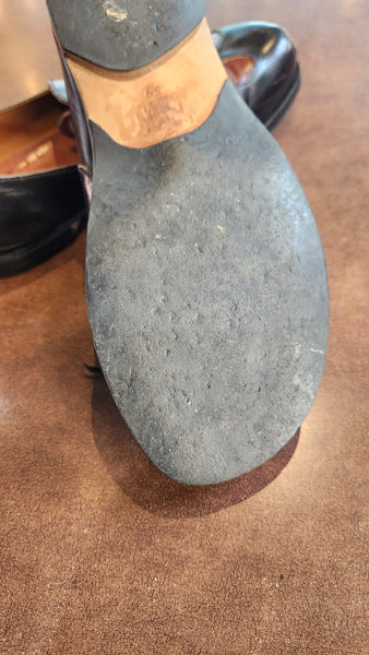 Cydwoq Two Tone Black and Brown Leather Shoes