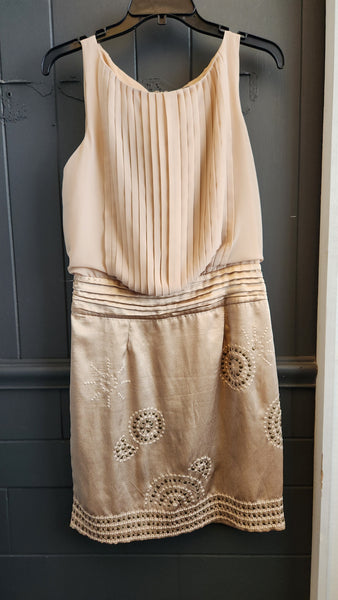 Vince Camuto Pleated Bodice Dress
