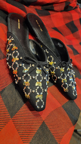 Ann Taylor Glitz Mule