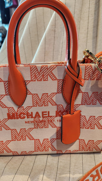 Michael Kors Orange Mirella Logo Purse