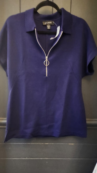 St. John Wool and Rayon Blend Top