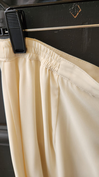 Cartise 2 Piece Ivory Top/Blazer and Long Ivory Skirt