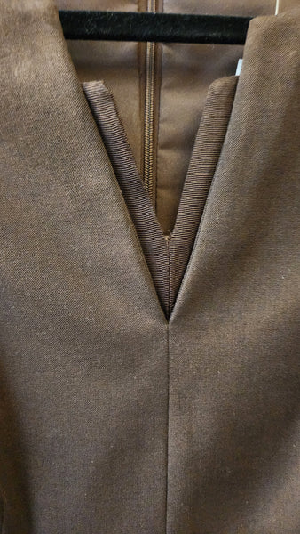 Antonio Melani Sleeveless Brown Shift Dress