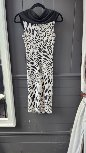 Cache leopard print dress