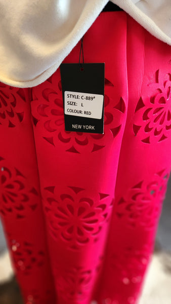 N by Nancy Laser Cut Maxi Skirt