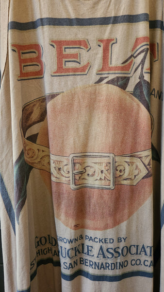 Rundholz Sleeveless Dress w/Vintage Cali Ad Graphics
