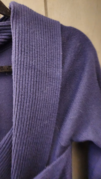 Elie Tahari  Navy Merino Wool Dress