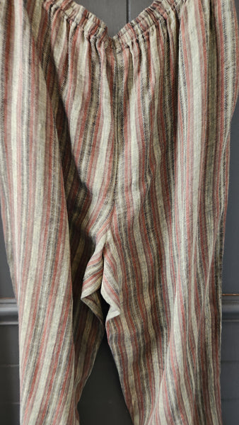 Eskandar Linen Stripe Pants