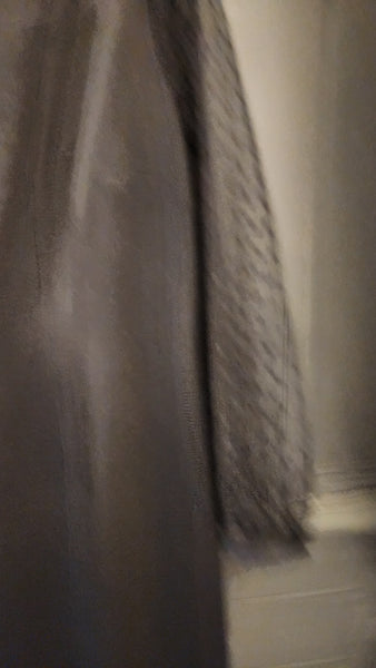 Talbots Sheer Long Sleeve Black Dress