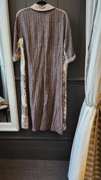 Alembika Linen Stripe Dress