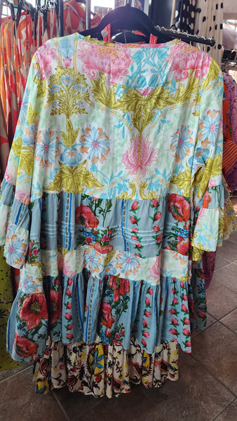 Deep Vneck Kaftan Top or Coverup