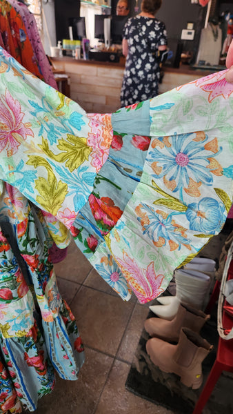 Deep Vneck Kaftan Top or Coverup