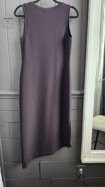 Nordstrom Signature Black Sleeveless Knit Hourglass Shaped Knit Dress
