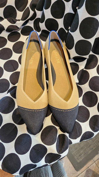 Rothy's Two Tone Slip on Flats