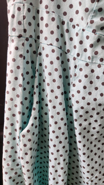 Cherry Velvet Polka Dot Dress