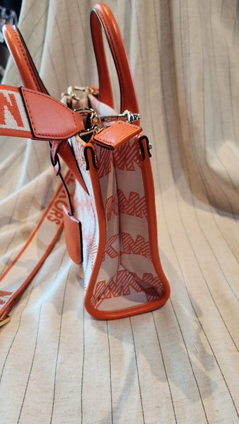 Michael Kors Orange Mirella Logo Purse