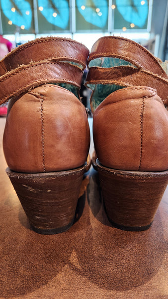 Corral Light Brown Leather Shoes