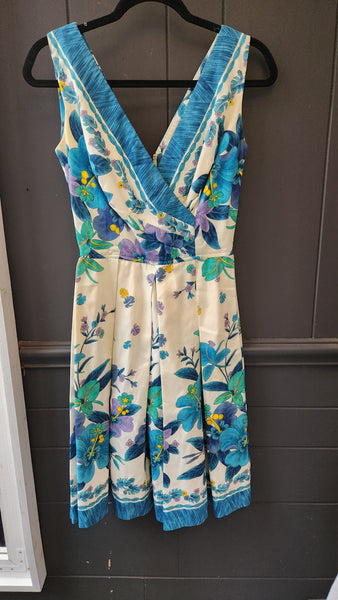 Vintage Kamehameha Hawaiian Floral Dress