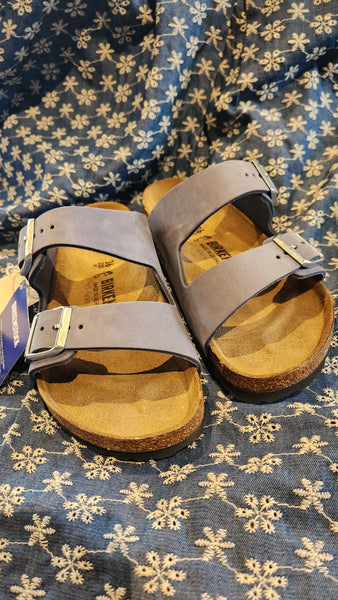 Birkenstock Arizona Sandal in Cadet Blue
