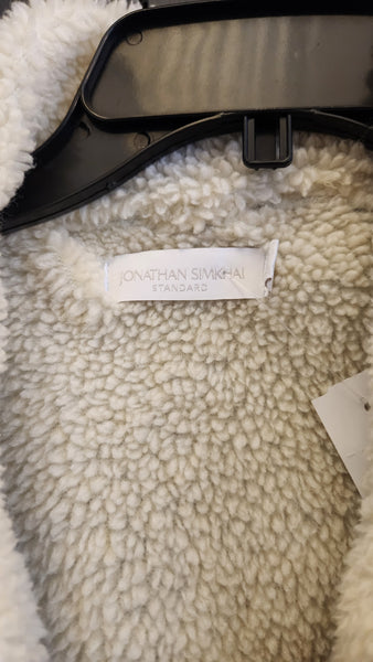 Johnathon Simkhai Fleeced Lined Denim Jacket