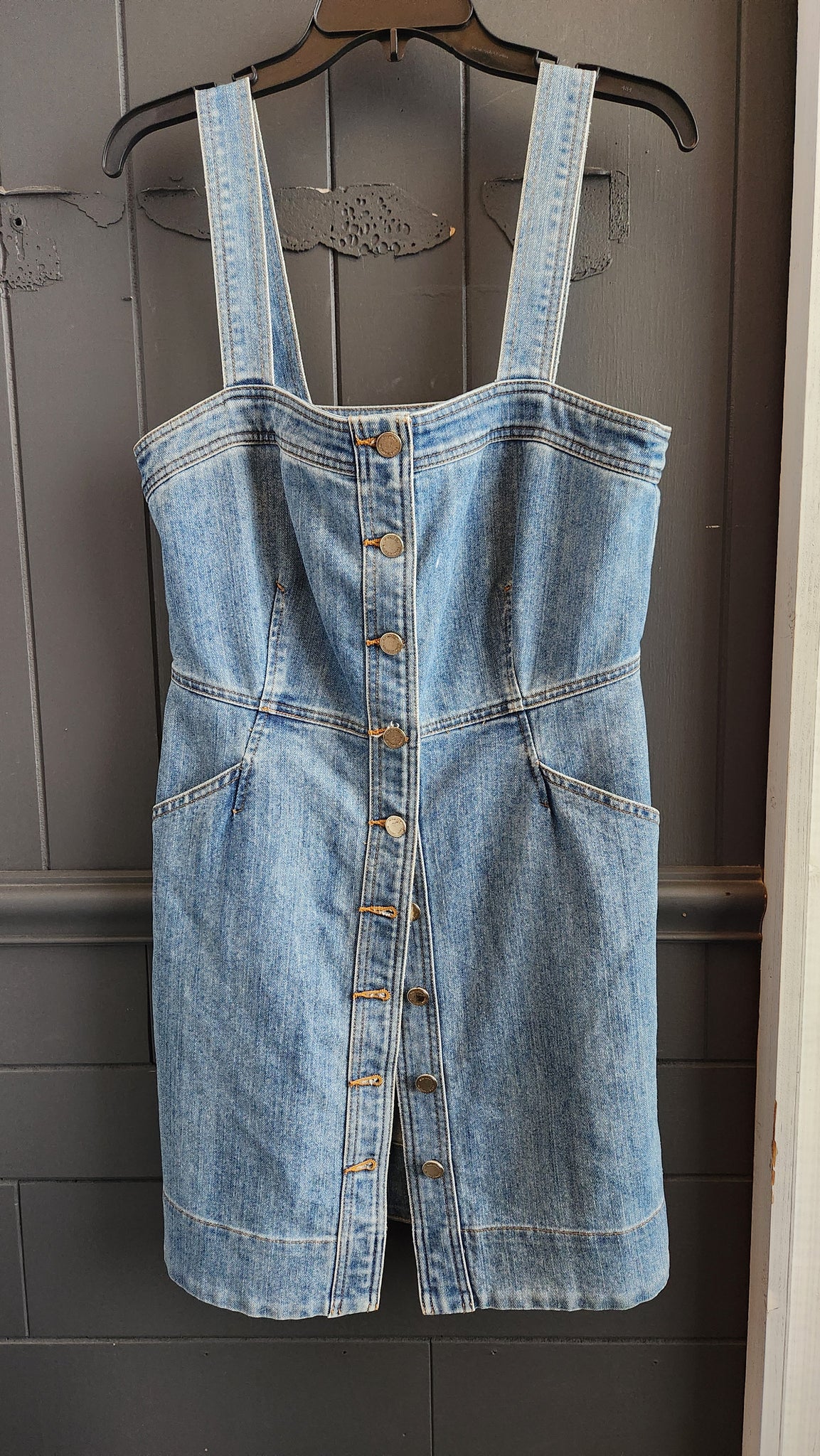 Michael Kors Denim overall style Dress
