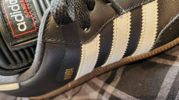 Adidas Samba Black with White Stripes Sneaker