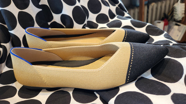 Rothy's Two Tone Slip on Flats