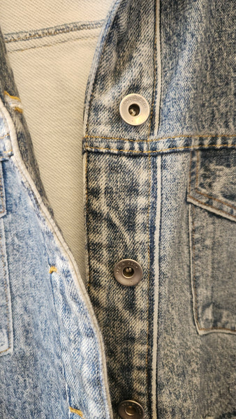 Rag and Bone Miramar Printed denim jacket