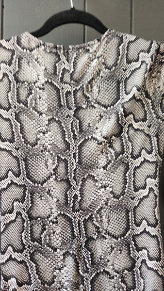 Michael Kors Snake Print Midi Dress