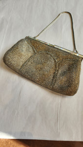 Vintage Dayne Taylor Silver Beaded Purse