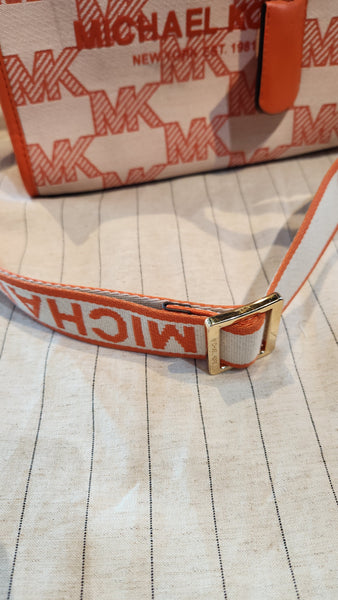 Michael Kors Orange Mirella Logo Purse