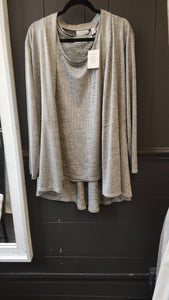 Susan Graver 2 Piece Top and Cardigan