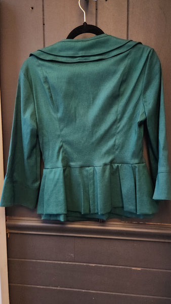 Jospeh Ribkoff Ruched Front Green Blazer