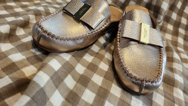 Kate Spade Marsha Rose Gold Mules