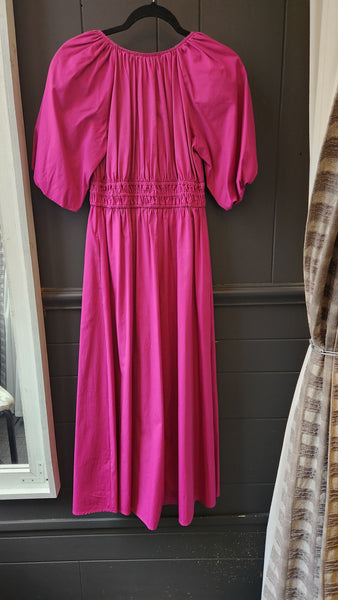 Nordstrom Puff Sleeve Midi Dress