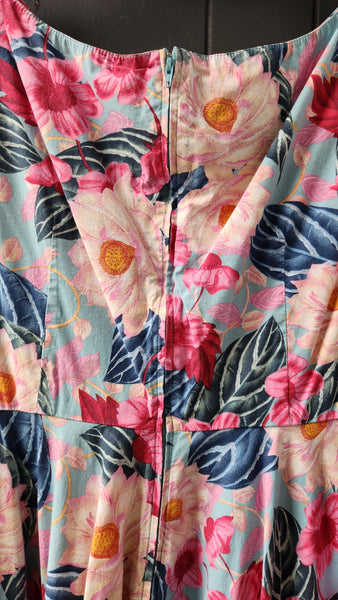 Hell Bunny Sleeveless Floral Dress