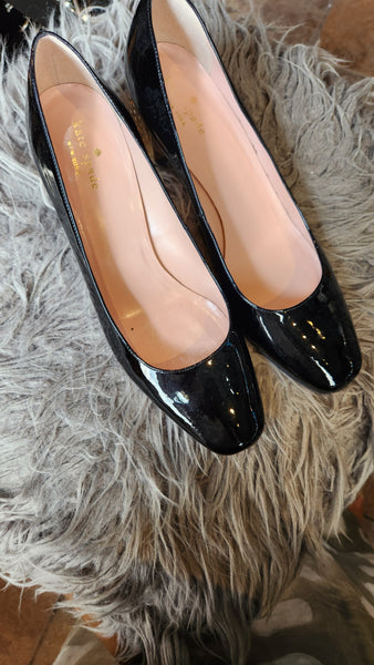 Kate Spade Black Patent leather heels