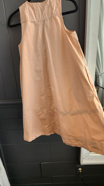 Maeve Sleeveless Zip Front Light Pink Top